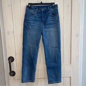KUT from the Kloth Jeans Elizabeth High-Rise Fab AB Straight in Resounding